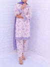 Stitched 3 Piece Printed Cambric Suit Annafeu Apparels