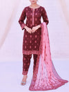 Stitched 3 Piece Printed Cambric Suit Annafeu Apparels