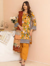 3 Piece Original Printed Cotton Suit (PCS-271) Annafeu Apparels