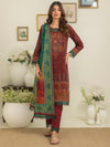 3 Piece Original Printed Cotton Suit (PCS-307) Annafeu Apparels