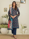 3 Piece Original Printed Cotton Suit (PCS-305) Annafeu Apparels