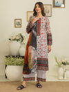 3 Piece Original Printed Cotton Suit (PCS-304) Annafeu Apparels