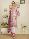 3 Piece Original Printed Cotton Suit (PCS-303) Annafeu Apparels