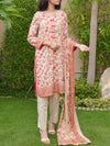 3 Piece Printed Lawn Suit (ELV01-3PC-002) Annafeu Apparels