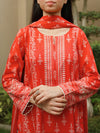 3 Piece Printed Lawn Suit (ELV01-3PC-003) Annafeu Apparels
