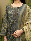 3 Piece Printed Lawn Suit (ELV01-3PC-004) Annafeu Apparels