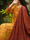 3 Piece Printed Lawn Suit (ELV01-3PC-007) Annafeu Apparels