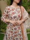 3 Piece Printed Lawn Suit (ELV01-3PC-009) Annafeu Apparels