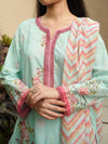 3 Piece Printed Lawn Suit (ELV01-3PC-010) Annafeu Apparels