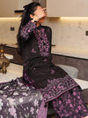 Stitched 3 Piece Embroidered Lawn Suit (EML-3PC-001) Annafeu Apparels