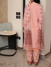 Stitched 3 Piece Embroidered Lawn Suit (EML-3PC-002) Annafeu Apparels