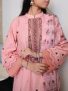 Stitched 3 Piece Embroidered Lawn Suit (EML-3PC-002) Annafeu Apparels