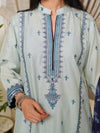 Stitched 3 Piece Embroidered Lawn Suit (EML-3PC-003) Annafeu Apparels