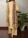Stitched 3 Piece Embroidered Lawn Suit (EML-3PC-004) Annafeu Apparels