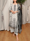 Stitched 3 Piece Embroidered Lawn Suit (EML-3PC-005) Annafeu Apparels