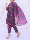 3 Piece Printed Cambric Suit (ICV02-3PC-007) Annafeu Apparels