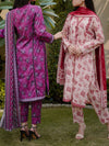 3 Piece Printed Lawn Suit (ILV01-3PC-002)