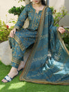3 Piece Printed Lawn Suit (ILV02-3PC-002) Annafeu Apparels