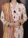 3 Piece Printed Lawn Suit (ILV02-3PC-007) Annafeu Apparels