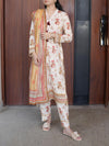 3 Piece Printed Lawn Suit (ILV02-3PC-007) Annafeu Apparels
