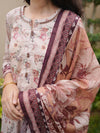 3 Piece Printed Lawn Suit (ILV03-3PC-004) Annafeu Apparels