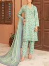 3 Piece Printed Lawn Suit (ILV04-3PC-002) Annafeu Apparels