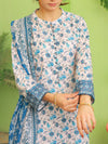 3 Piece Printed Lawn Suit (ILV04-3PC-003) Annafeu Apparels