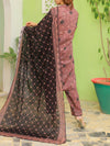 3 Piece Printed Lawn Suit (ILV04-3PC-004) Annafeu Apparels