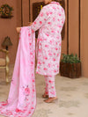 3 Piece Printed Lawn Suit (ILV04-3PC-006) Annafeu Apparels