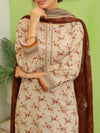 3 Piece Printed Lawn Suit (ILV04-3PC-009) Annafeu Apparels