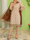 3 Piece Printed Lawn Suit (ILV04-3PC-009) Annafeu Apparels