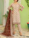 3 Piece Printed Lawn Suit (ILV04-3PC-009) Annafeu Apparels