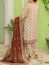 3 Piece Printed Lawn Suit (ILV04-3PC-009) Annafeu Apparels