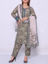 3 Piece Printed Lawn Suit (ILV05-3PC-003) Annafeu Apparels