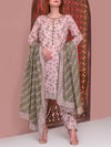 3 Piece Printed Lawn Suit (ILV05-3PC-004) Annafeu Apparels