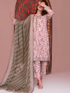 3 Piece Printed Lawn Suit (ILV05-3PC-004) Annafeu Apparels