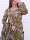 3 Piece Printed Lawn Suit (ILV05-3PC-006) Annafeu Apparels