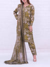 3 Piece Printed Lawn Suit (ILV05-3PC-006) Annafeu Apparels