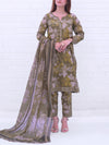3 Piece Printed Lawn Suit (ILV05-3PC-006) Annafeu Apparels
