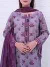 3 Piece Printed Lawn Suit (ILV05-3PC-007) Annafeu Apparels