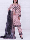 3 Piece Printed Lawn Suit (ILV05-3PC-009) Annafeu Apparels