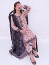 3 Piece Printed Lawn Suit (ILV05-3PC-009) Annafeu Apparels